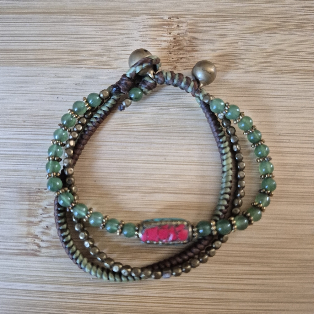 Jadeite Bead Bracelet